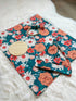 Bowtism Boho Katy Swaddle Set with Wooden Birth Plate, Hat & Headband - Bowtism